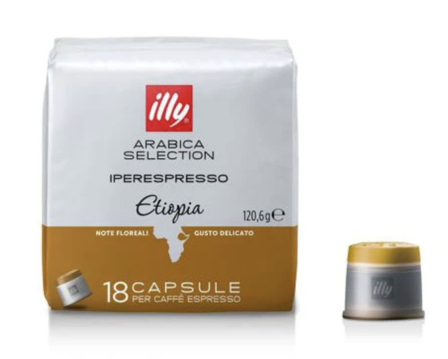 Illy Iperespresso Ethiopian Arabica Coffee (18 Caps)