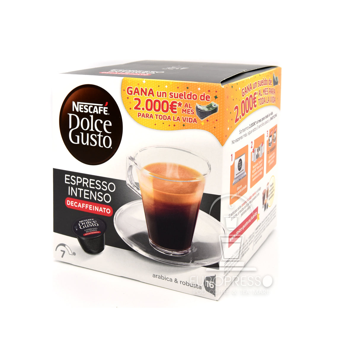 Dolce Gusto 意大利濃縮咖啡 (特濃低咖啡因)