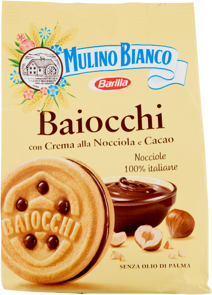 Mulino Bianco Baiocchi Cookies (Hazelnut Chocolate) 260g