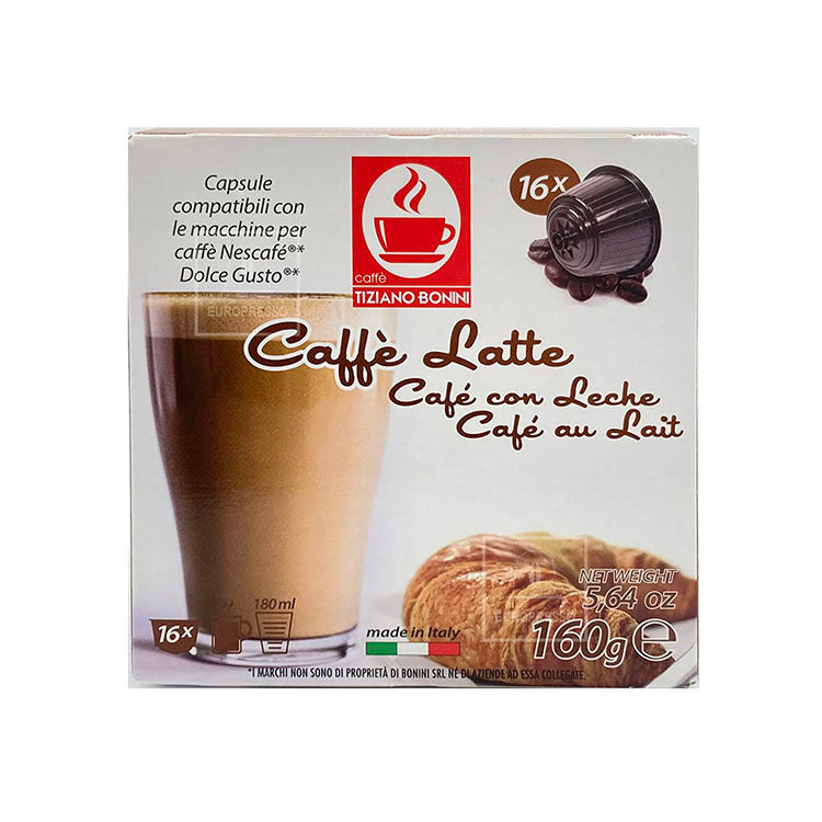 Bonini Latte (16 caps) (Dolce Gusto)