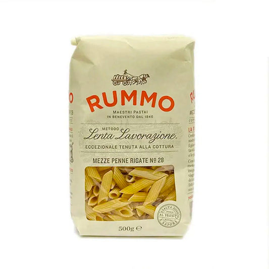 Rummo Mezze Penne Rigate 長通粉| 28號（500g )