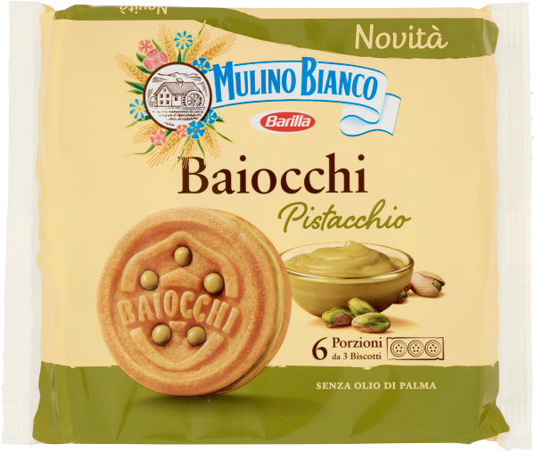 Mulino Bianco Pistachio Butter Cookies 168g