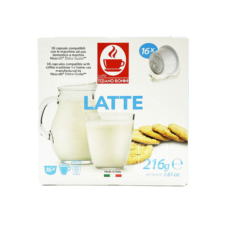 Bonini Milk x 16 caps  (Dolce Gusto)