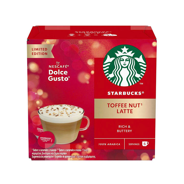 Starbucks Dolce Gusto Toffee Nut Latte ( 12 caps )